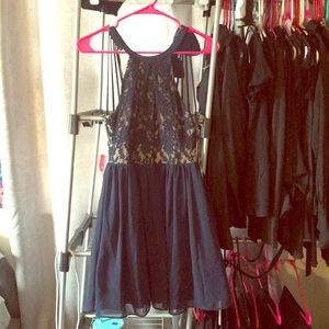 Beautiful navy blue dress amazing quality